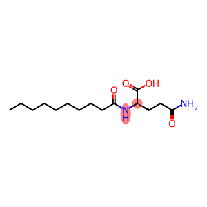 (2R)-4-Carbamoyl-2-decanamidobutanoic acid