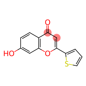 4H-1-Benzopyran-4-one, 7-hydroxy-2-(2-thienyl)-