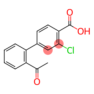 4-(2-乙酰苯基)-2-氯苯甲酸