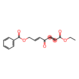 2,5-Heptadienoic acid, 7-(benzoyloxy)-4-oxo-, ethyl ester, (2E,5E)-