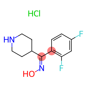 (Z)-(2,4-Difluorophenyl)(piperidin-4-yl)methanone oxime hydrochloride