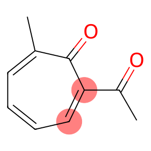 2,4,6-Cycloheptatrien-1-one, 2-acetyl-7-methyl- (9CI)