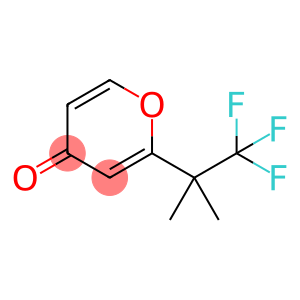 4H-Pyran-4-one, 2-(2,2,2-trifluoro-1,1-dimethylethyl)-