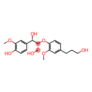 1,3-Propanediol, 1-(4-hydroxy-3-methoxyphenyl)-2-[4-(3-hydroxypropyl)-2-methoxyphenoxy]-, (1R,2R)-rel-