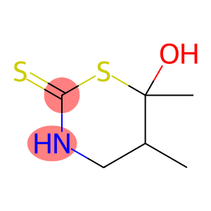 2H-1,3-Thiazine-2-thione, tetrahydro-6-hydroxy-5,6-dimethyl-