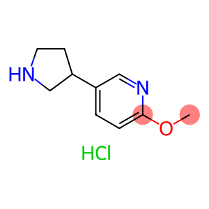 2-methoxy-5-(pyrrolidin-3-yl)pyridine hydrochloride