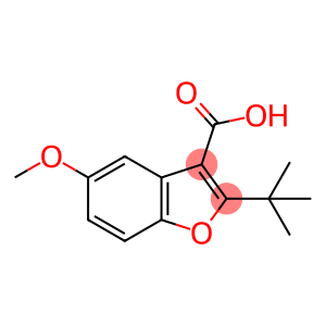 3-Benzofurancarboxylic acid, 2-(1,1-dimethylethyl)-5-methoxy-