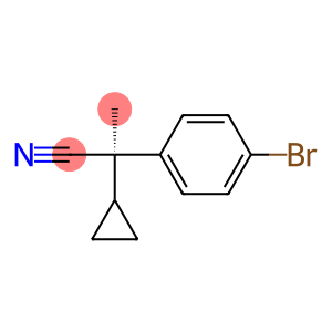 Benzeneacetonitrile, 4-bromo-α-cyclopropyl-α-methyl-, (αR)-