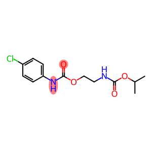Carbamic acid, (4-chlorophenyl)-, 2-[[(1-methylethoxy)carbonyl]amino]ethyl ester (9CI)