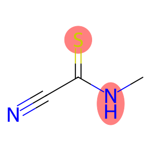Carbonocyanidothioic amide, N-methyl-