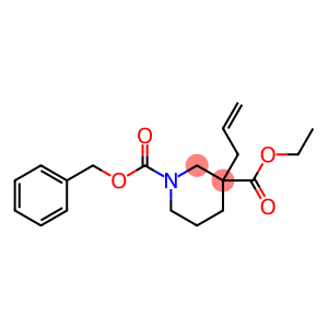 3-(2-propen-1-yl)-1,3-Piperidinedicarboxylic acid 3-ethyl 1-(phenylmethyl) ester