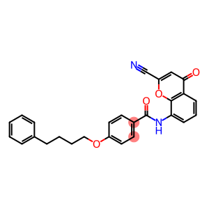 N-(2-cyano-4-oxo-4H-chromen-8-yl)-4-(4-phenylbutoxy)benzamide