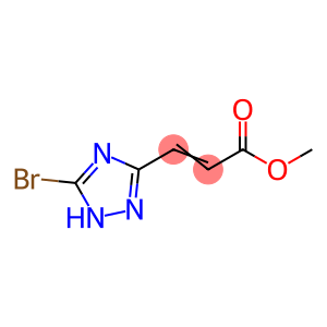 2-Propenoic acid, 3-(5-bromo-1H-1,2,4-triazol-3-yl)-, methyl ester