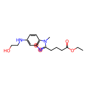1H-Benzimidazole-2-butanoic acid, 5-[(2-hydroxyethyl)amino]-1-methyl-, ethyl ester