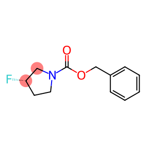1-Pyrrolidinecarboxylic acid, 3-fluoro-, phenylmethyl ester, (3S)-
