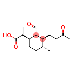 (1R,2R,3S,4R)-2-Formyl-4-methyl-alpha-methylene-3-(3-oxobutyl)cyclohexaneacetic acid