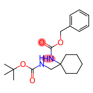 N-[1-[[[(1,1-Dimethylethoxy)carbonyl]amino]methyl]cyclohexyl]-carbamic acid, phenylmethyl ester