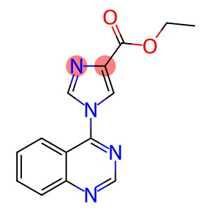 1H-Imidazole-4-carboxylic acid, 1-(4-quinazolinyl)-, ethyl ester