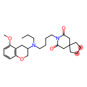 8-Azaspiro[4.5]decane-7,9-dione, 8-[4-[(3,4-dihydro-5-methoxy-2H-1-benzopyran-3-yl)propylamino]butyl]-