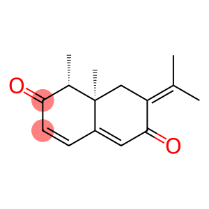 2,6-Naphthalenedione, 1,7,8,8a-tetrahydro-1,8a-dimethyl-7-(1-methylethylidene)-, (1R,8aR)-