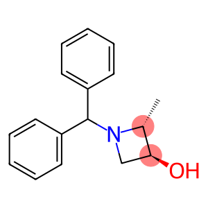 3-Azetidinol, 1-(diphenylmethyl)-2-methyl-, (2R,3S)-