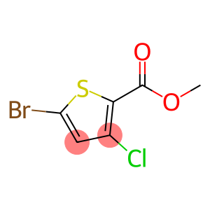 2-Thiophenecarboxylic acid, 5-bromo-3-chloro-, methyl ester