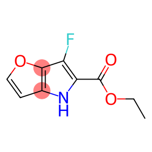 4H-Furo[3,2-b]pyrrole-5-carboxylic acid, 6-fluoro-, ethyl ester