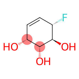 4-Cyclohexene-1,2,3-triol, 6-fluoro-, (1S,2R,3R,6S)-