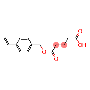 Pentanedioic acid, mono[(4-ethenylphenyl)methyl] ester (9CI)