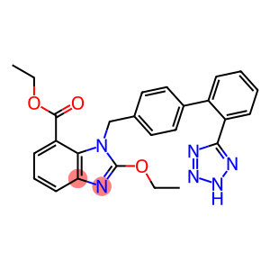 2-乙氧基-1-[[(2'-(1H-四唑-5-基)联苯-4-基)甲基]苯并咪唑]-7-甲酸乙酯