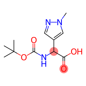 1H-Pyrazole-4-acetic acid, α-[[(1,1-dimethylethoxy)carbonyl]amino]-1-methyl-