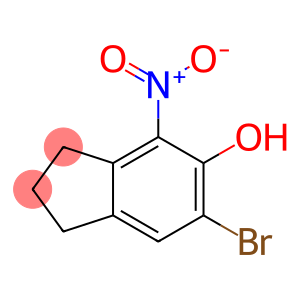 6-溴-2,3-二氢-4-硝基-5-茚醇