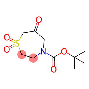 4-N-(t-butyloxycarbonyl)-1,1-dioxo-2,3,4,5,6,7-hexahydro-1,4-thiazepin-6-one