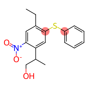 2-(2-Nitro-4-ethyl-5-thiophenylphenyl)propanol
