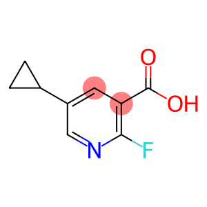 5-Cyclopropyl-2-fluoropyridine-3-carboxylic acid_x000D_ 5-Cyclopropyl-2-fluoropyridine-3-carboxylic acid