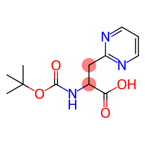 2-Pyrimidinepropanoic acid, α-[[(1,1-dimethylethoxy)carbonyl]amino]-