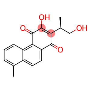1,4-Phenanthrenedione, 3-hydroxy-2-(2-hydroxy-1-methylethyl)-8-methyl-, (R)- (9CI)