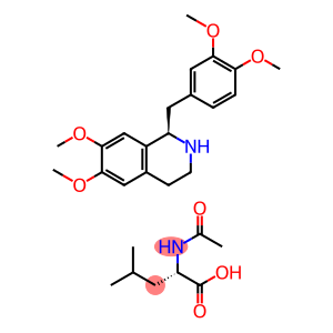 R-Tetrahydropapaverine-N -acety-L-leucinate