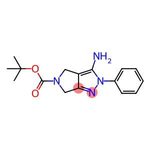 TERT-BUTYL 3-AMINO-2-PHENYL-2,6-DIHYDROPYRROLO[3,4-C]PYRAZOLE-5(4H)-CARBOXYLATE