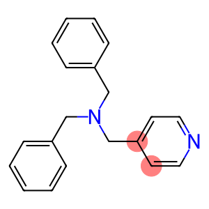 N-benzyl-1-phenyl-N-(pyridin-4-ylmethyl)methanamine