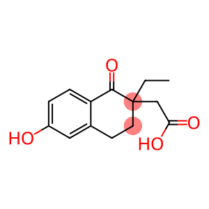 2-(2-Ethyl-6-hydroxy-1-oxo-1,2,3,4-tetrahydronaphthalen-2-yl)acetic acid