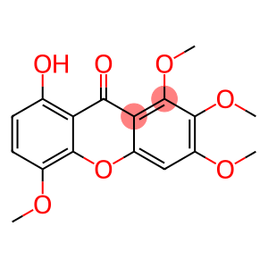 8-Hydroxy-1,2,3,5-tetramethoxy-9H-xanthen-9-one