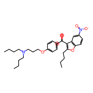 2-Butyl-3-(4-(3-dibutylaminopropoxy)benzoyl)-5-nitrobenzofuran