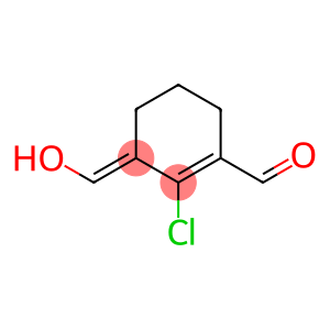 (E)-2-Chloro-3-(hydroxymethylene)cyclohex-1-ene-1-carbaldehyde