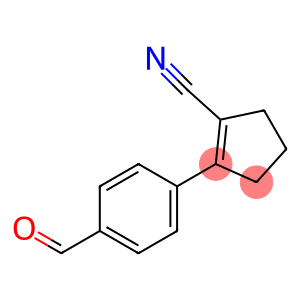 2-(4-formylphenyl)-1-cyclopentene-1-carbonitrile