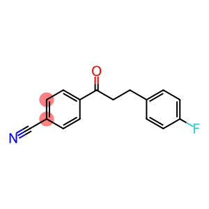 Benzonitrile, 4-[3-(4-fluorophenyl)-1-oxopropyl]-