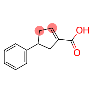 1-Cyclopentene-1-carboxylic acid, 4-phenyl-