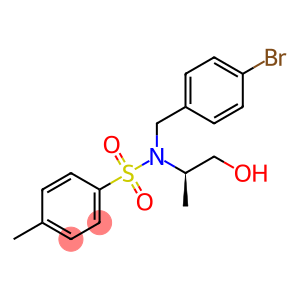 Benzenesulfonamide, N-[(4-bromophenyl)methyl]-N-[(1R)-2-hydroxy-1-methylethyl]-4-methyl-