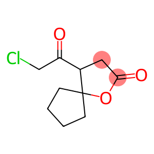 1-Oxaspiro[4.4]nonan-2-one, 4-(2-chloroacetyl)-