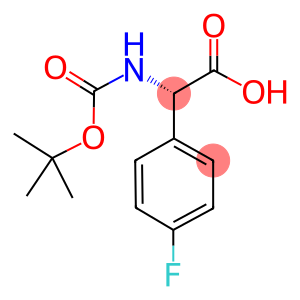 BOC-4-FLUORO-L-PHENYLGLYCINE